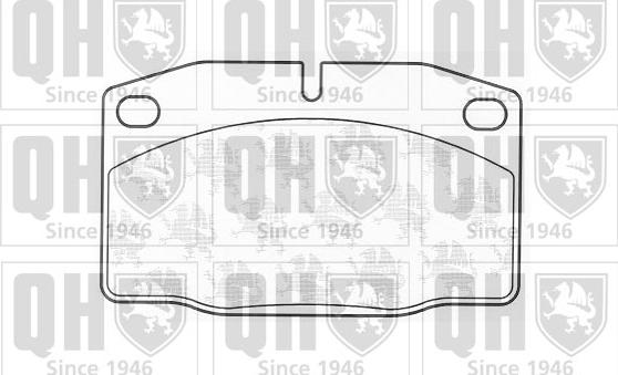 Quinton Hazell BP141 - Brake Pad Set, disc brake autospares.lv