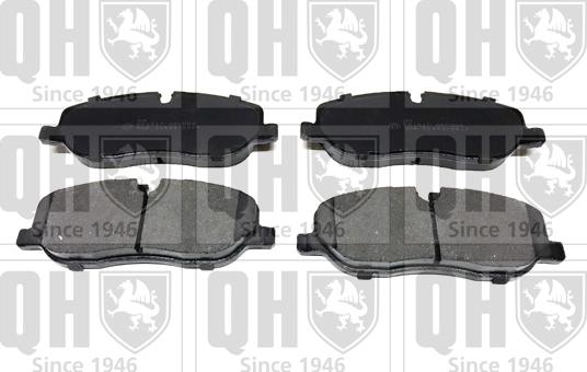 Quinton Hazell BP1517 - Brake Pad Set, disc brake autospares.lv