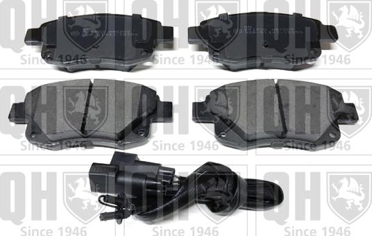 Quinton Hazell BP1530 - Brake Pad Set, disc brake autospares.lv