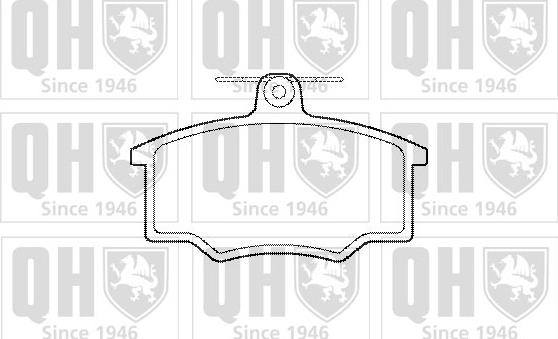 Quinton Hazell BP153 - Brake Pad Set, disc brake autospares.lv