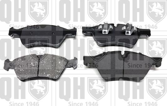 Quinton Hazell BP1524 - Brake Pad Set, disc brake autospares.lv