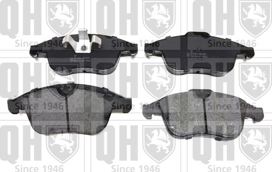 Quinton Hazell BP1664 - Brake Pad Set, disc brake autospares.lv