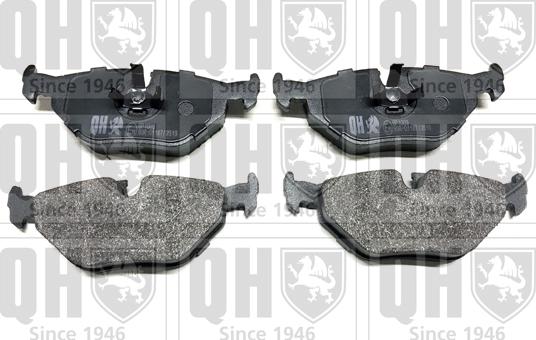 Quinton Hazell BP1009 - Brake Pad Set, disc brake autospares.lv