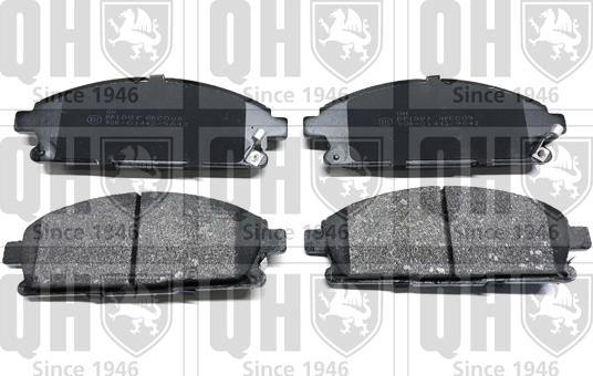 Quinton Hazell BP1081 - Brake Pad Set, disc brake autospares.lv