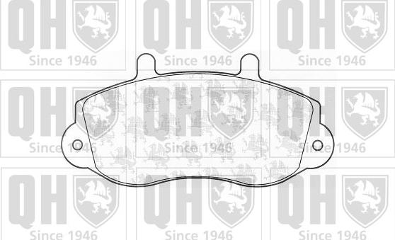 Quinton Hazell BP1083 - Brake Pad Set, disc brake autospares.lv