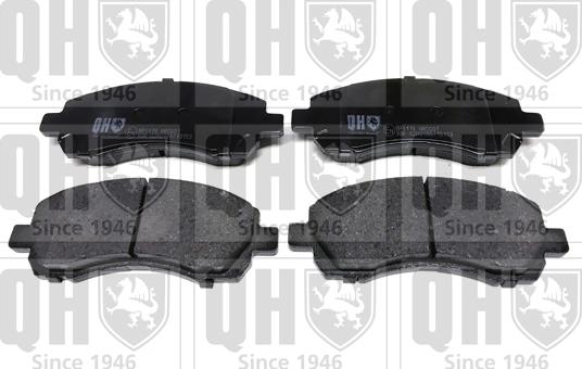 Quinton Hazell BP1179 - Brake Pad Set, disc brake autospares.lv