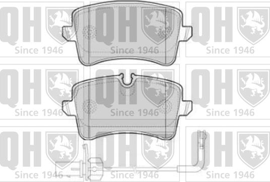 Quinton Hazell BP1816 - Brake Pad Set, disc brake autospares.lv