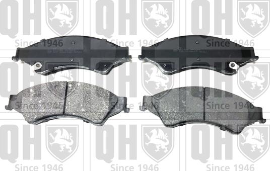 Quinton Hazell BP1886 - Brake Pad Set, disc brake autospares.lv