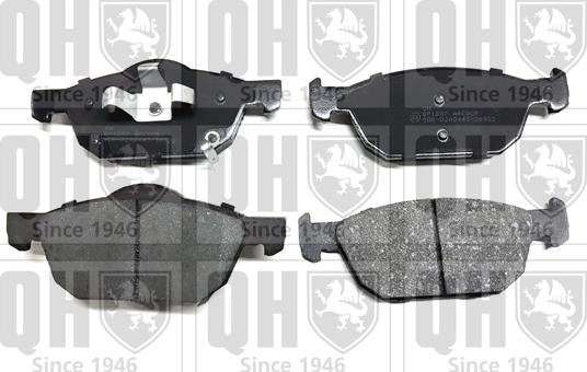 Quinton Hazell BP1887 - Brake Pad Set, disc brake autospares.lv