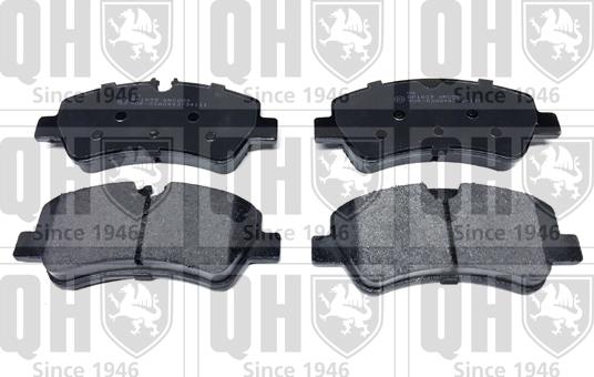 Quinton Hazell BP1839 - Brake Pad Set, disc brake autospares.lv