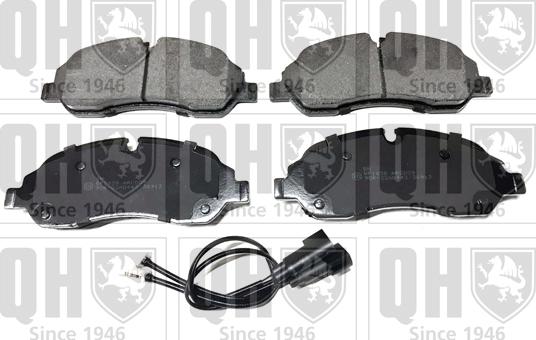 Quinton Hazell BP1838 - Brake Pad Set, disc brake autospares.lv