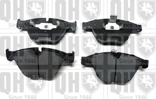 Quinton Hazell BP1398 - Brake Pad Set, disc brake autospares.lv