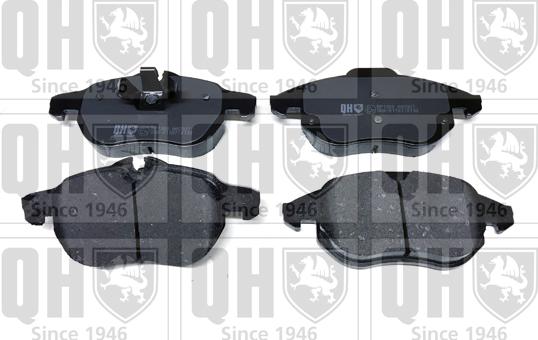 Quinton Hazell BP1366 - Brake Pad Set, disc brake autospares.lv