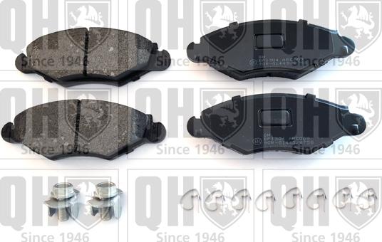 Quinton Hazell BP1304 - Brake Pad Set, disc brake autospares.lv