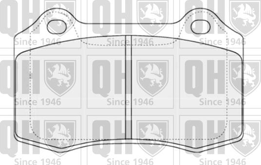 Quinton Hazell BP1310 - Brake Pad Set, disc brake autospares.lv