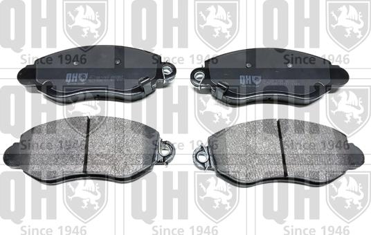 Quinton Hazell BP1244 - Brake Pad Set, disc brake autospares.lv