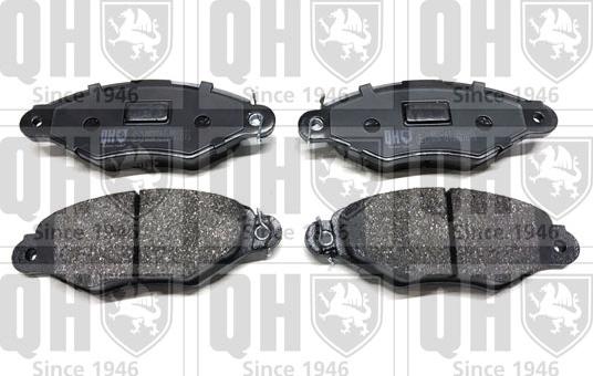Quinton Hazell BP1241 - Brake Pad Set, disc brake autospares.lv