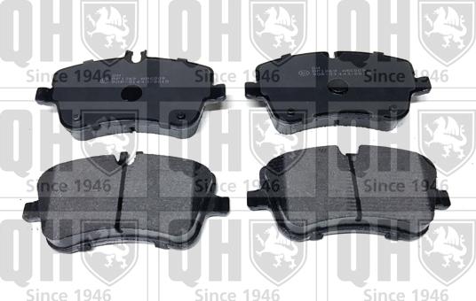 Quinton Hazell BP1269 - Brake Pad Set, disc brake autospares.lv