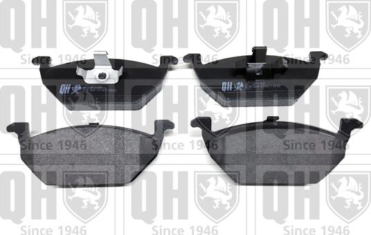 Quinton Hazell BP1208 - Brake Pad Set, disc brake autospares.lv