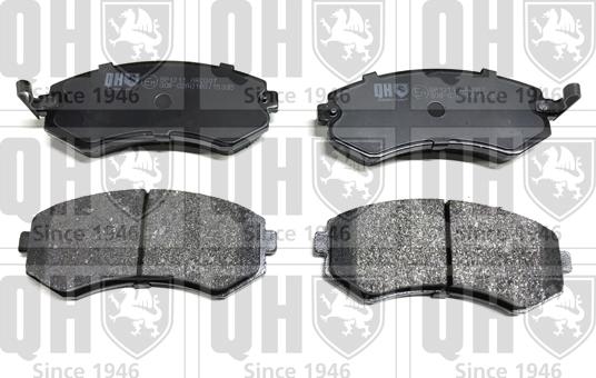 Quinton Hazell BP1211 - Brake Pad Set, disc brake autospares.lv