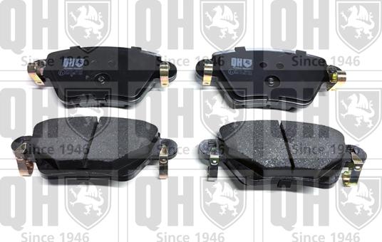 Quinton Hazell BP1282 - Brake Pad Set, disc brake autospares.lv