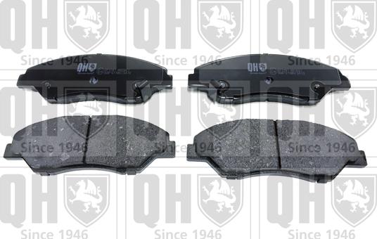 Quinton Hazell BP1287 - Brake Pad Set, disc brake autospares.lv