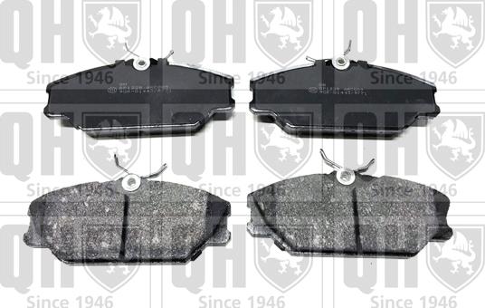 Quinton Hazell BP1228 - Brake Pad Set, disc brake autospares.lv