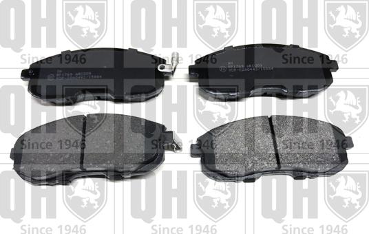 Quinton Hazell BP1769 - Brake Pad Set, disc brake autospares.lv