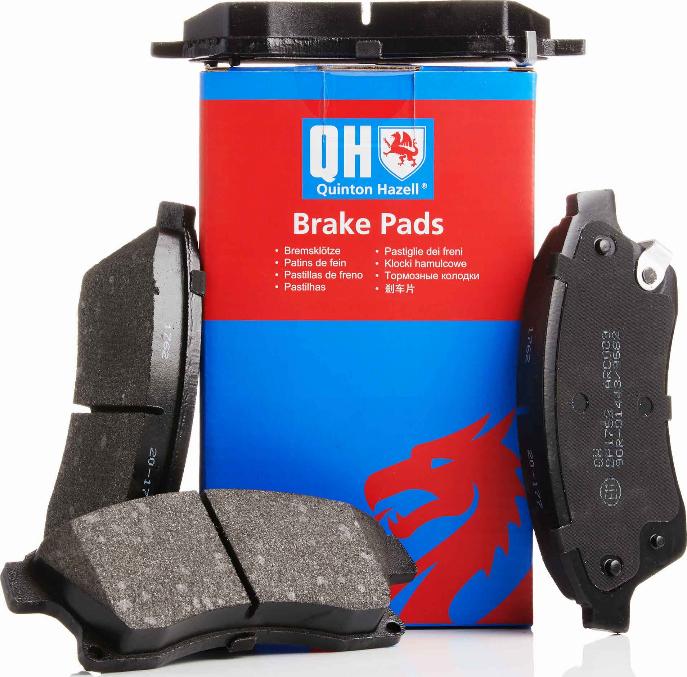 Quinton Hazell BP1762 - Brake Pad Set, disc brake autospares.lv