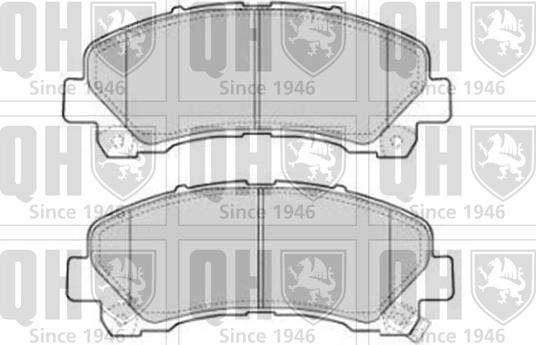 Quinton Hazell BP1779 - Brake Pad Set, disc brake autospares.lv