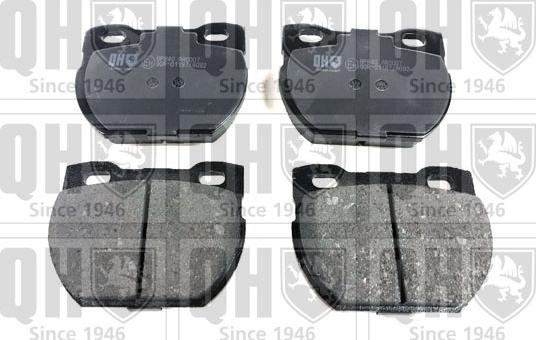 Quinton Hazell BP840 - Brake Pad Set, disc brake autospares.lv