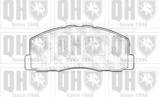 Quinton Hazell BP352 - Brake Pad Set, disc brake autospares.lv
