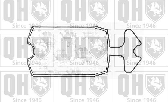 Quinton Hazell BP260 - Brake Pad Set, disc brake autospares.lv