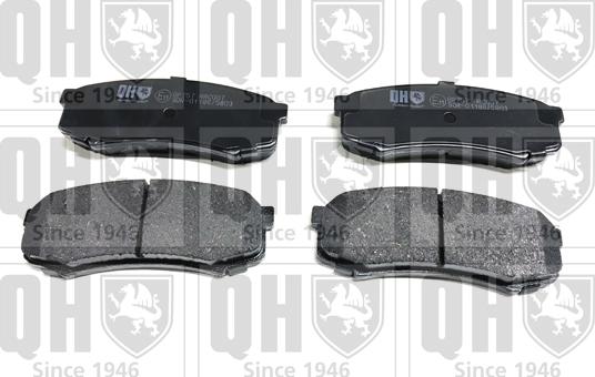 Quinton Hazell BP757 - Brake Pad Set, disc brake autospares.lv