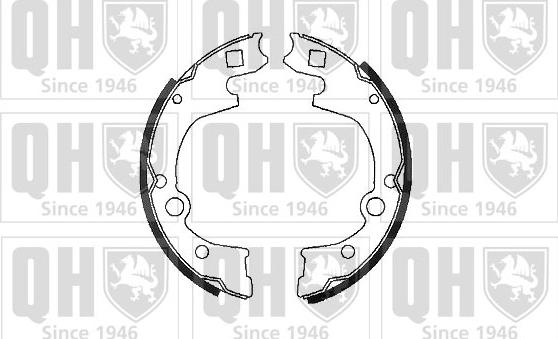 Quinton Hazell BS993 - Brake Shoe Set autospares.lv