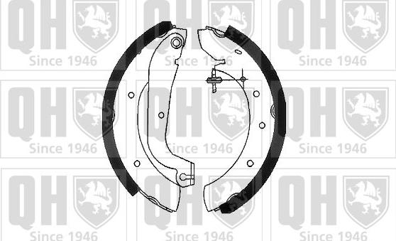 Quinton Hazell BS904 - Brake Shoe Set autospares.lv