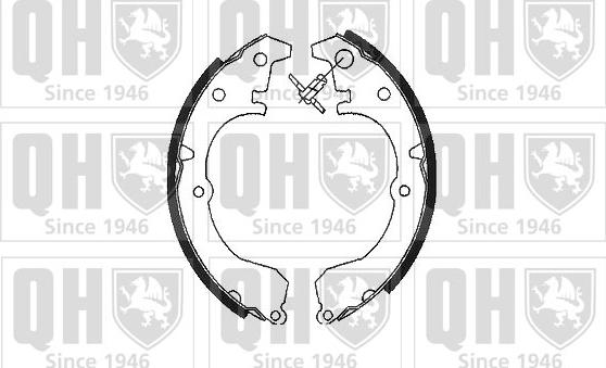 Quinton Hazell BS936 - Brake Shoe Set autospares.lv
