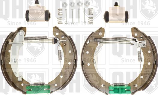 Quinton Hazell BS927K7 - Brake Shoe Set autospares.lv