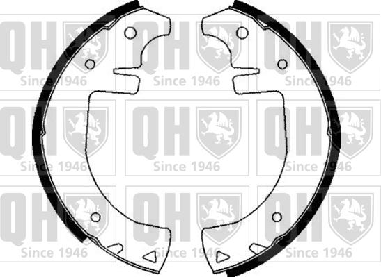 Quinton Hazell BS553 - Brake Shoe Set autospares.lv