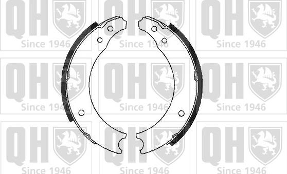 Quinton Hazell BS552 - Brake Shoe Set autospares.lv