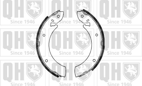 Quinton Hazell BS507 - Brake Shoe Set autospares.lv