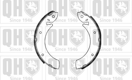 Quinton Hazell BS519 - Brake Shoe Set autospares.lv