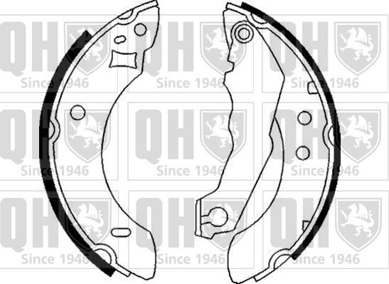 Quinton Hazell BS571 - Brake Shoe Set autospares.lv