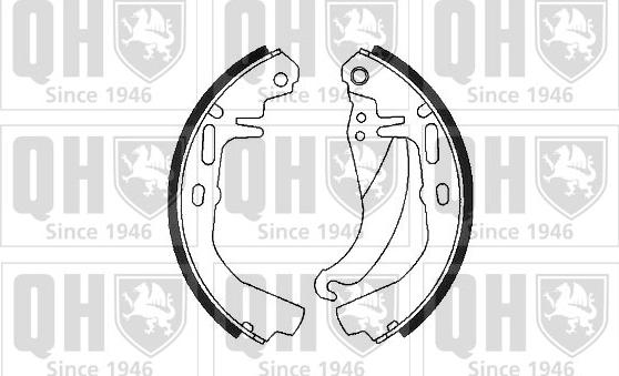 Quinton Hazell BS577 - Brake Shoe Set autospares.lv