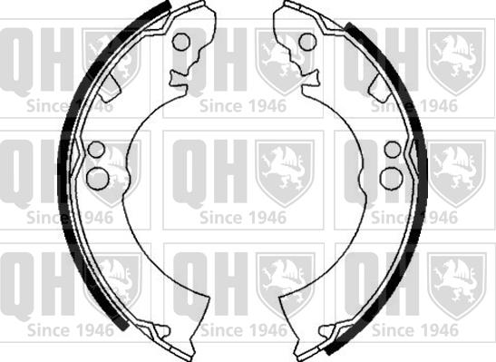 Quinton Hazell BS611 - Brake Shoe Set autospares.lv