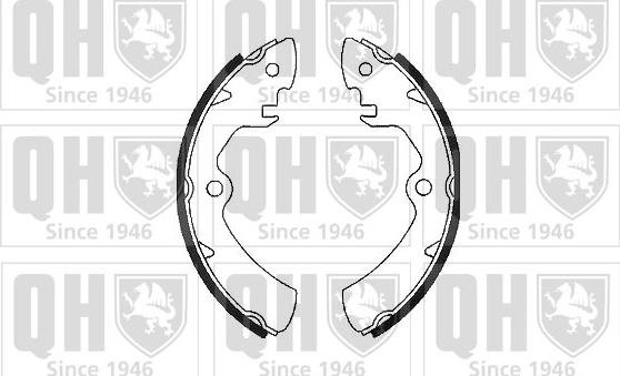 Quinton Hazell BS683 - Brake Shoe Set autospares.lv