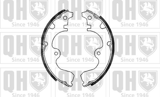 Quinton Hazell BS682 - Brake Shoe Set autospares.lv