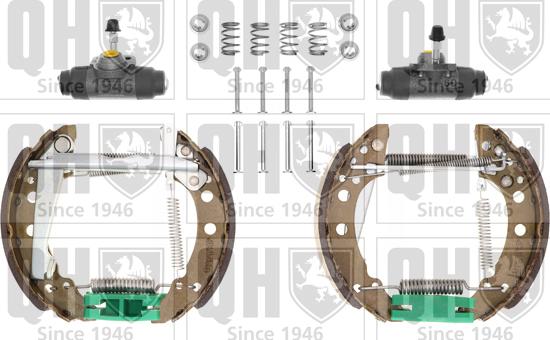 Quinton Hazell BS629K3 - Brake Shoe Set autospares.lv