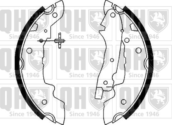 Quinton Hazell BS622 - Brake Shoe Set autospares.lv