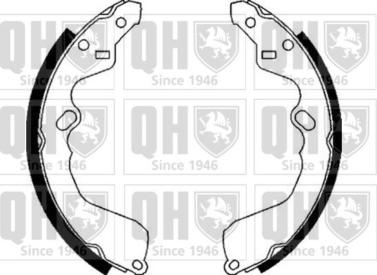 Quinton Hazell BS1091 - Brake Shoe Set autospares.lv